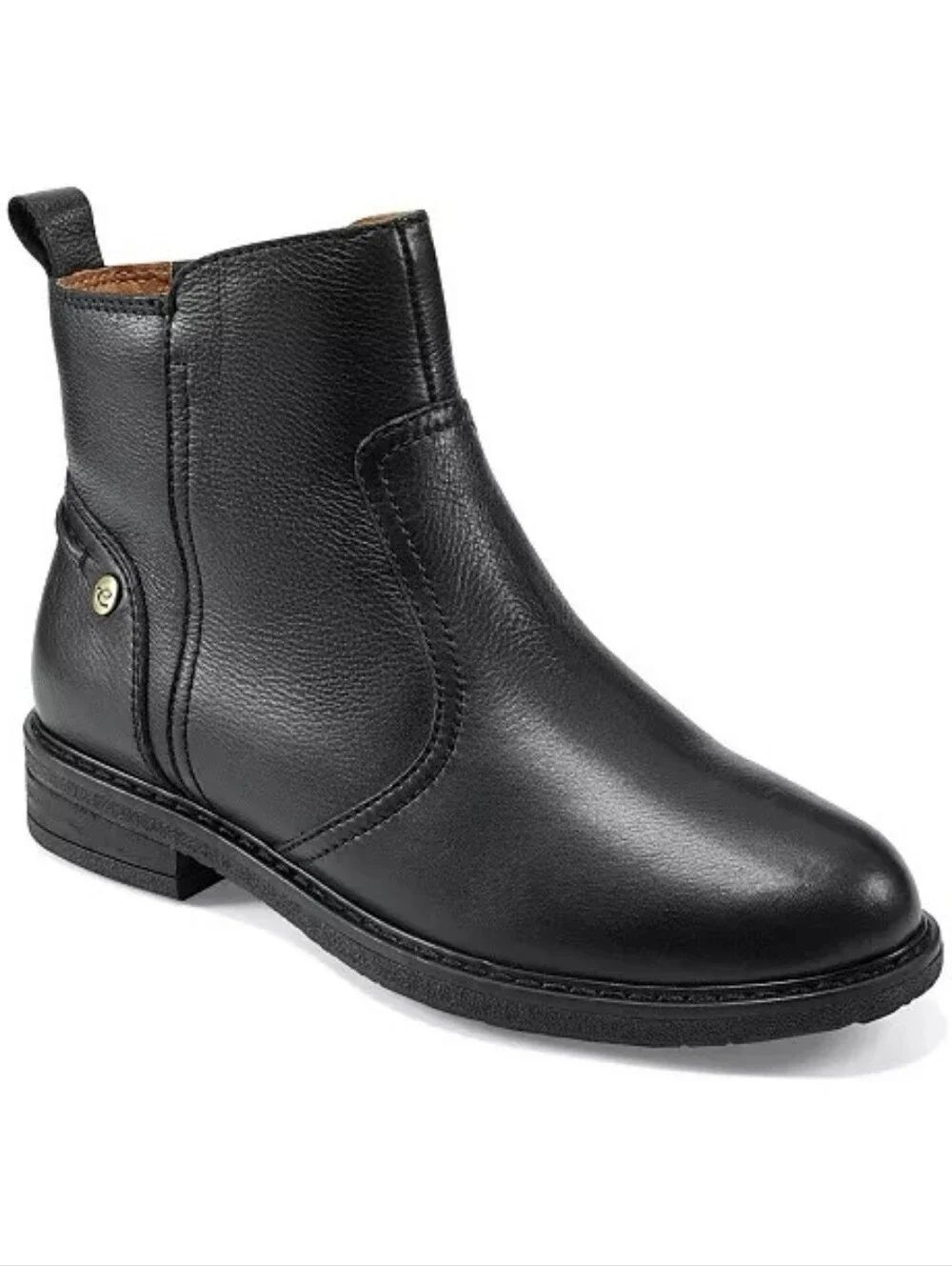 (D-4859) Easy SpiritWomen's Juna eFlex Block Heel Booties Sz 8